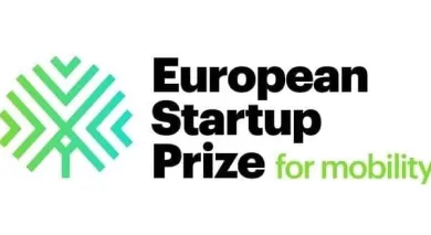 The european start up prize for mobility logo.